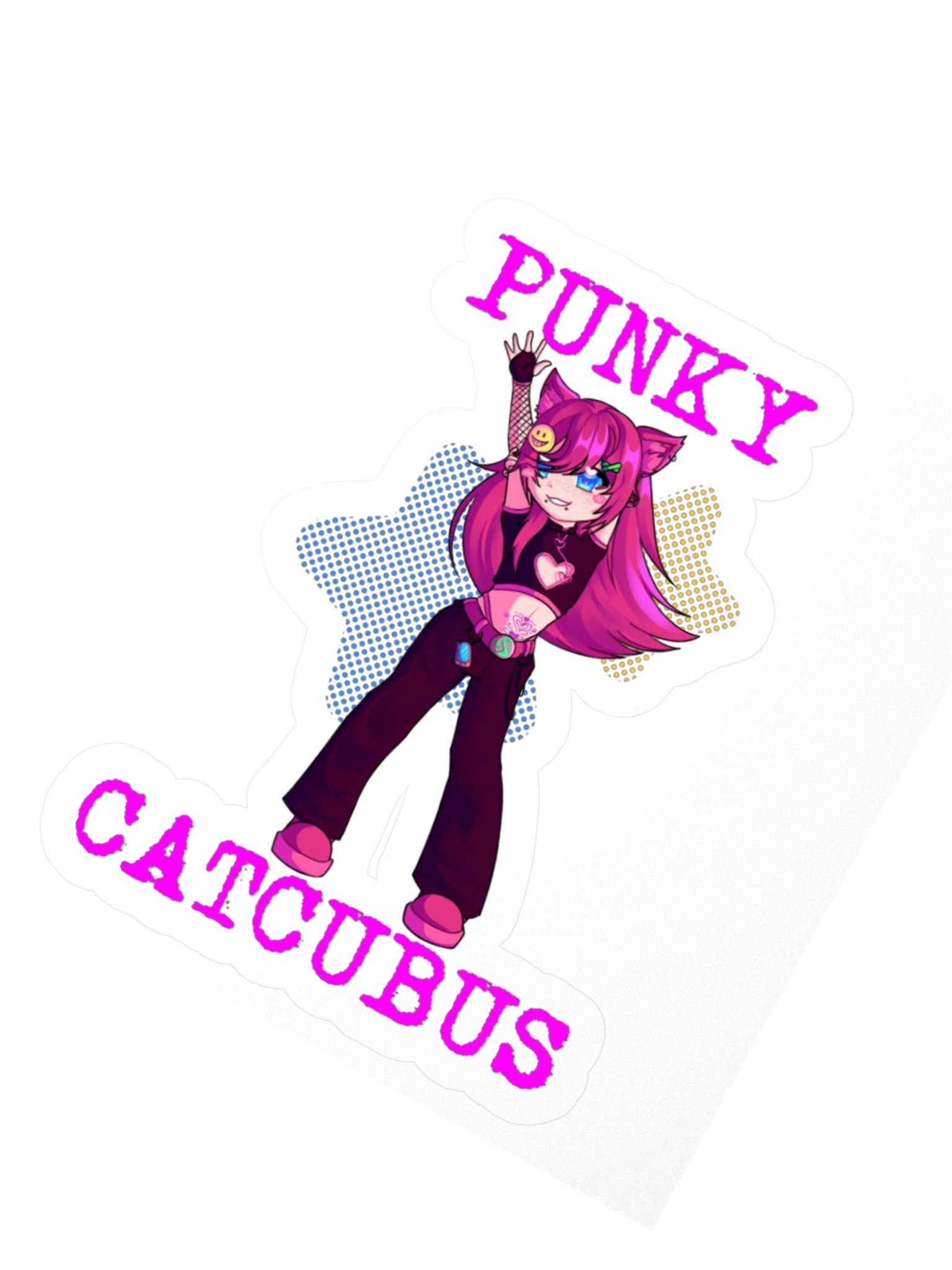 Punky Catcubus Sticker!! product image (2)