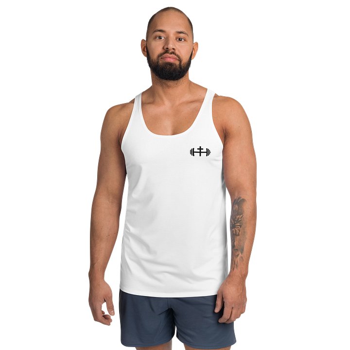 His House Unisex Performance Tank - White product image (1)