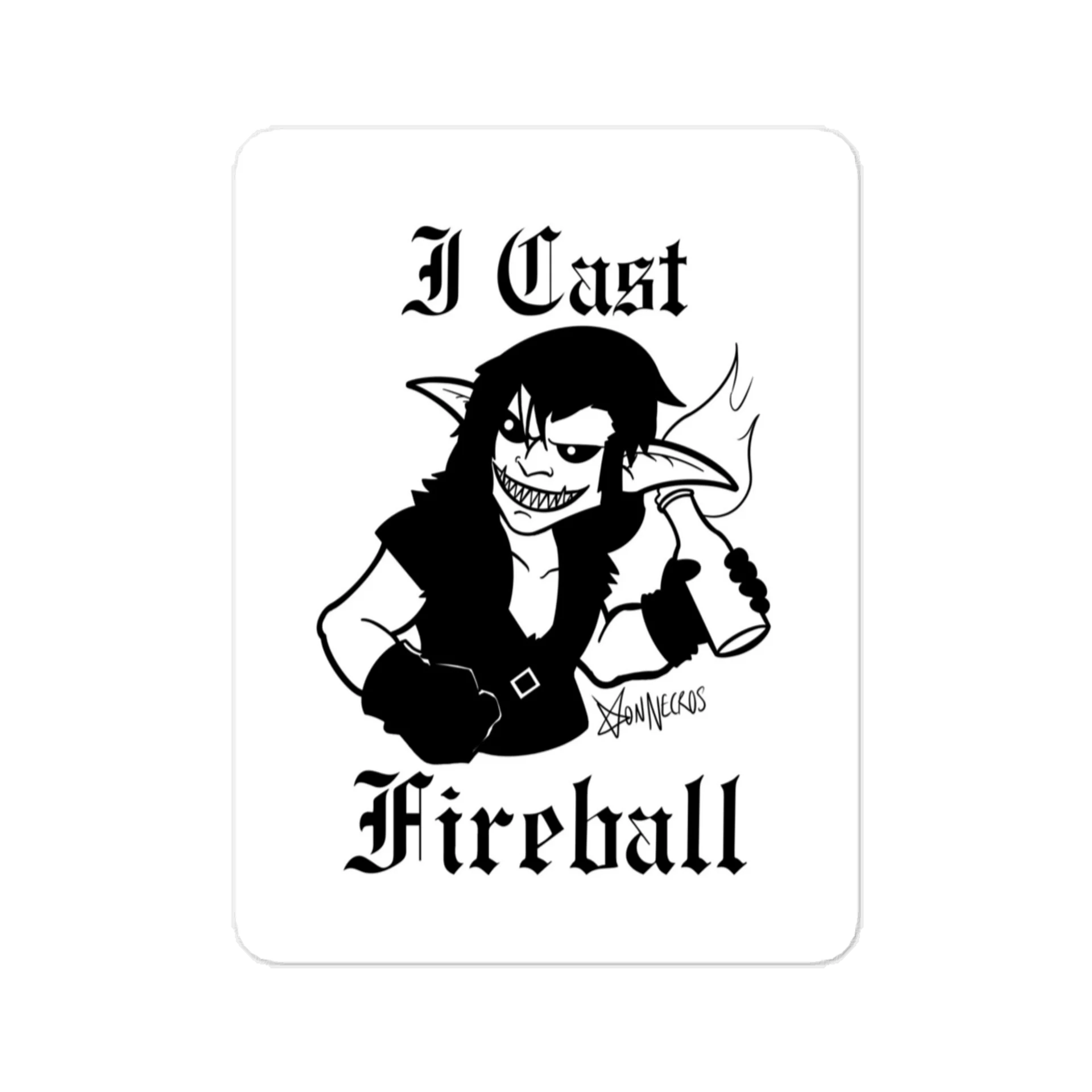 Fireball Vinyl Sticker product image (1)