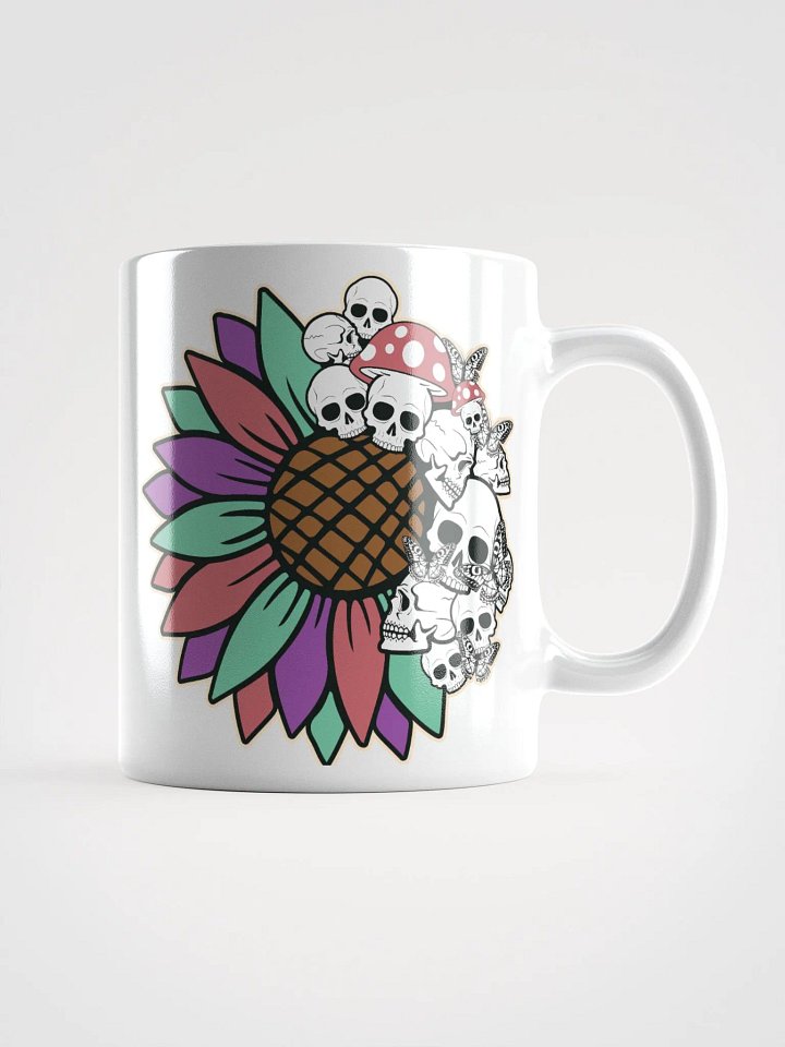 Rainbow Sunflower Skulls Mug product image (1)