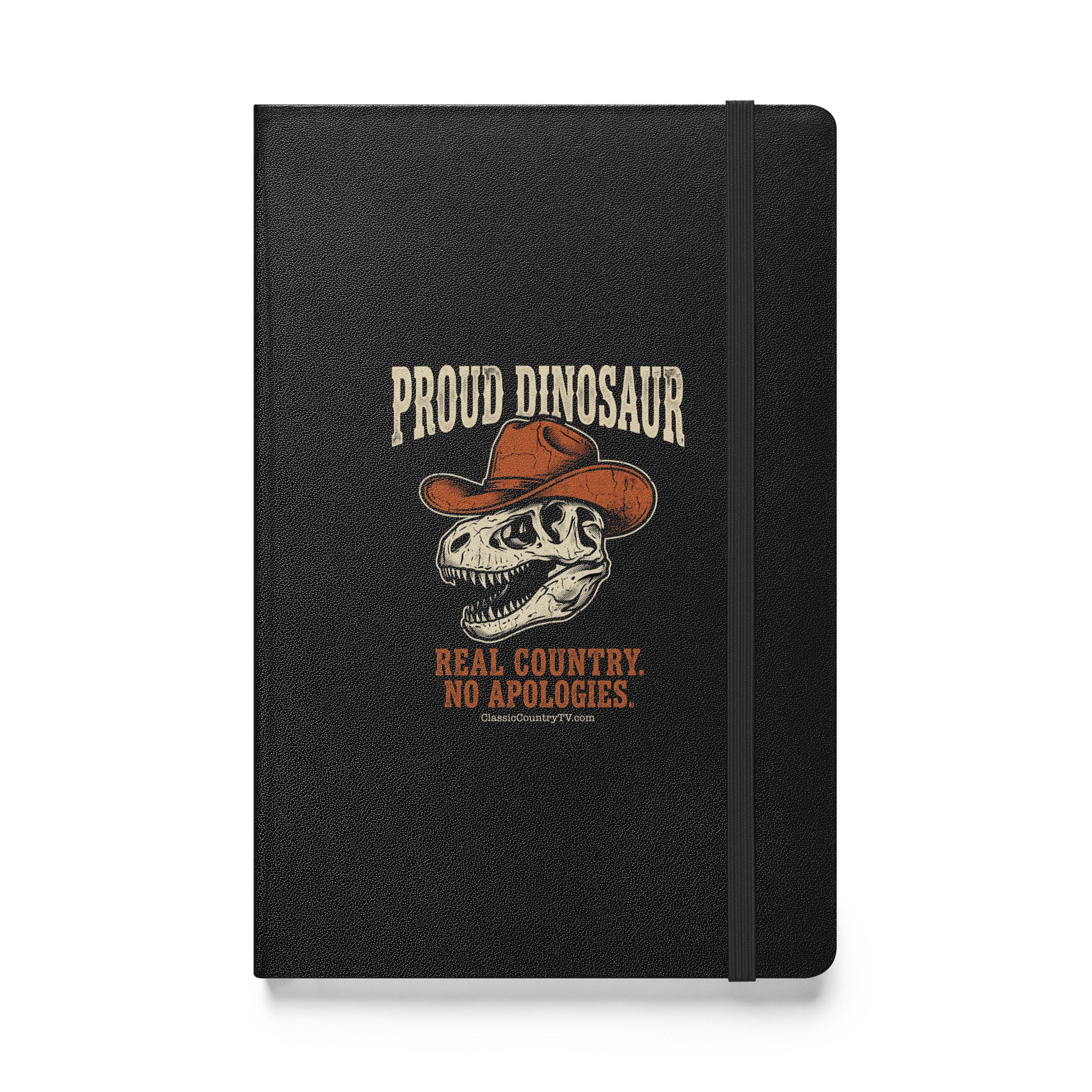 Proud Dinosaur Hardcover Journal — Classic Country TV Outlaw Series product image (1)