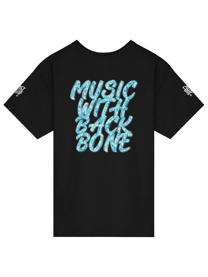 5 YRS SPYNAL x CUSSDEM Embroidered Unisex Heavyweight Tee Black product image (2)