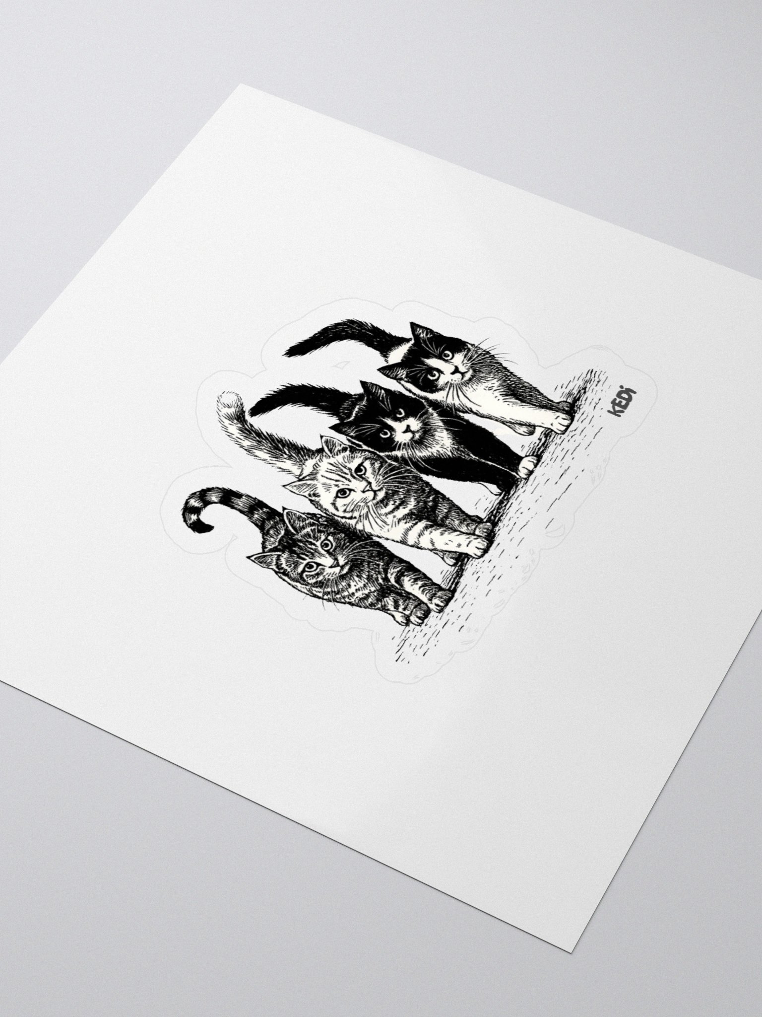 Whiskered Wanderers Sticker Set product image (3)