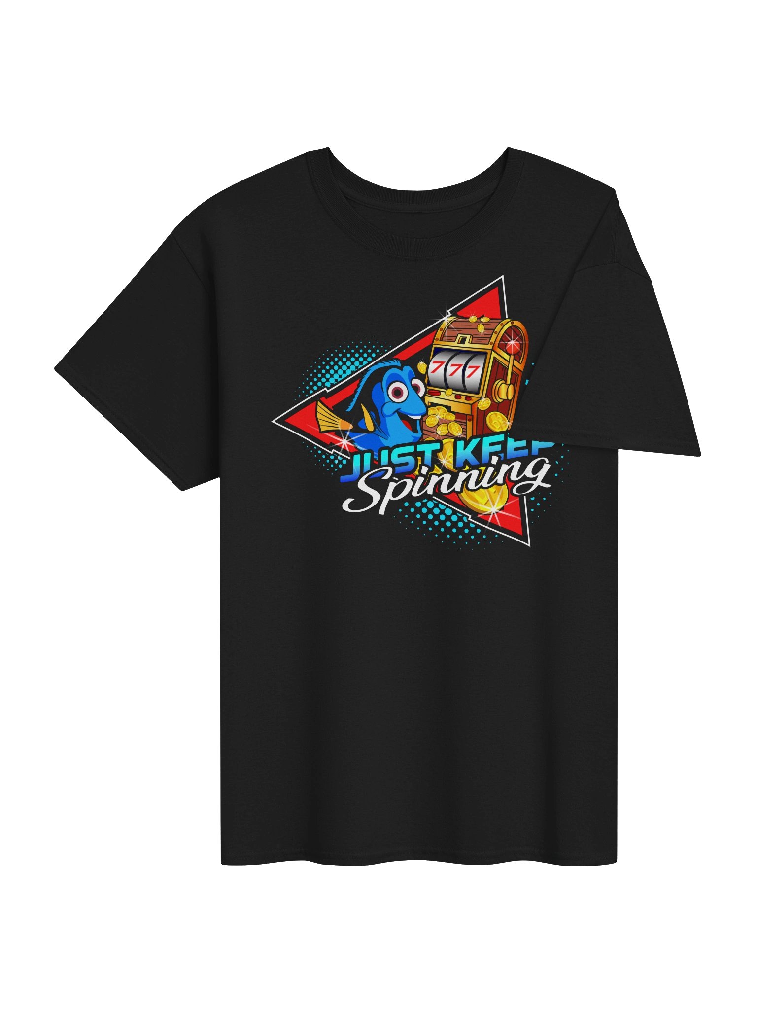 Just Keep Spinning Disadvantage Players T-Shirt - Black product image (5)