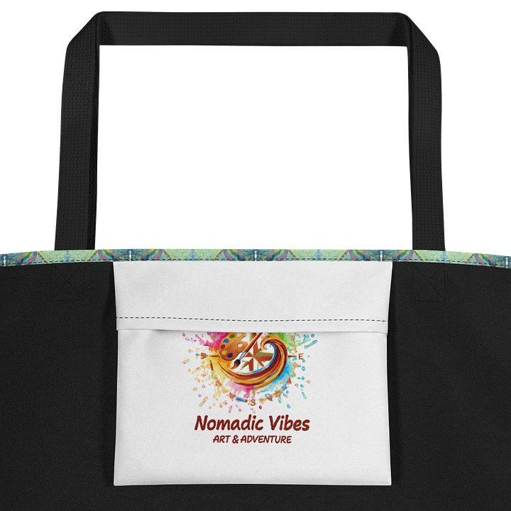 Vibrant Dragonfly - All‑Over Print Tote w/ Pocket product image (2)