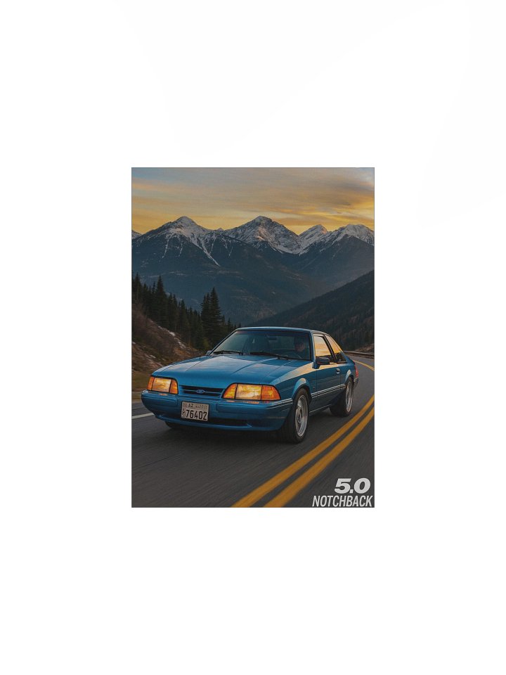 Ford Mustang Notchback Poster product image (3)