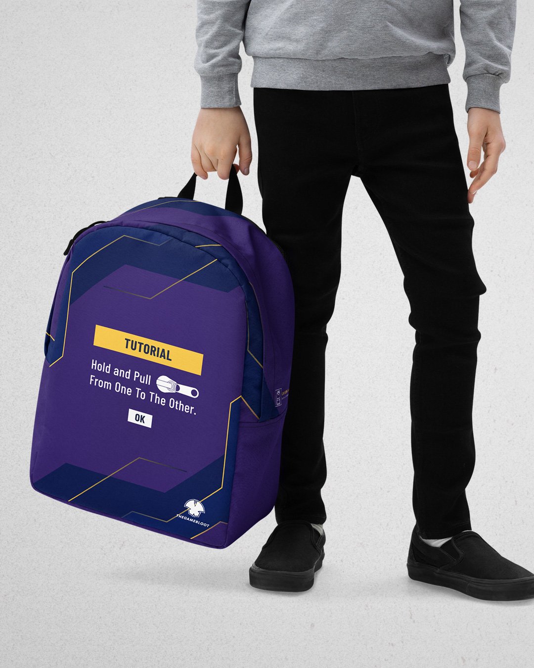 Gamer Tutorial Minimalist Backpack – Tutorial Gaming UI Design product image (2)