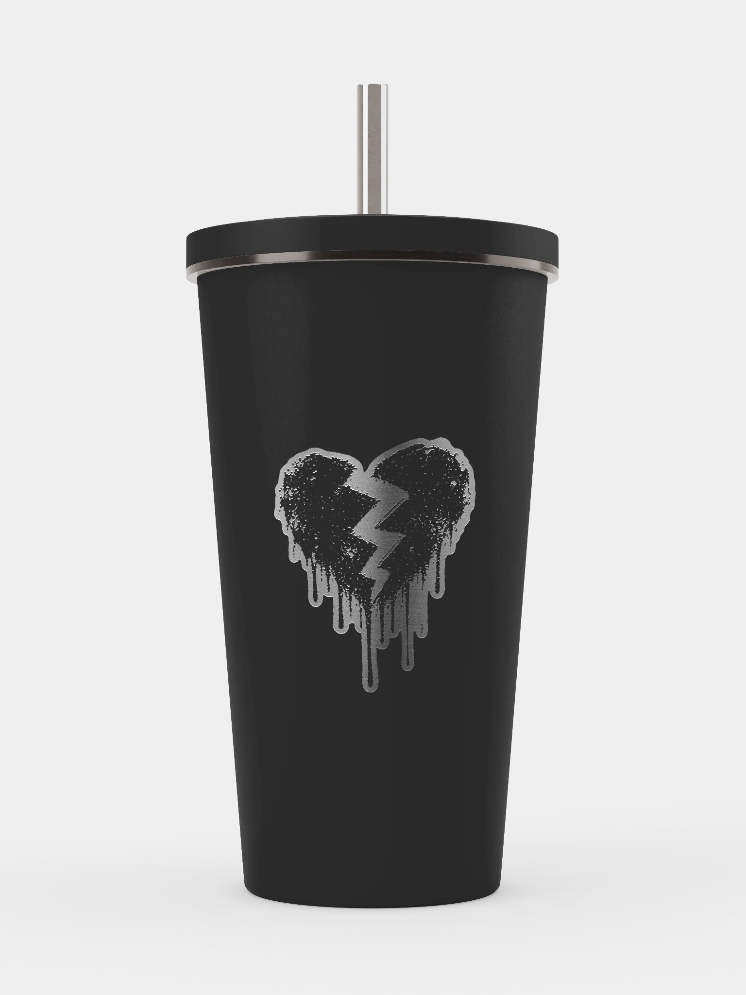 Bleeding Heart Tumbler with straw product image (4)