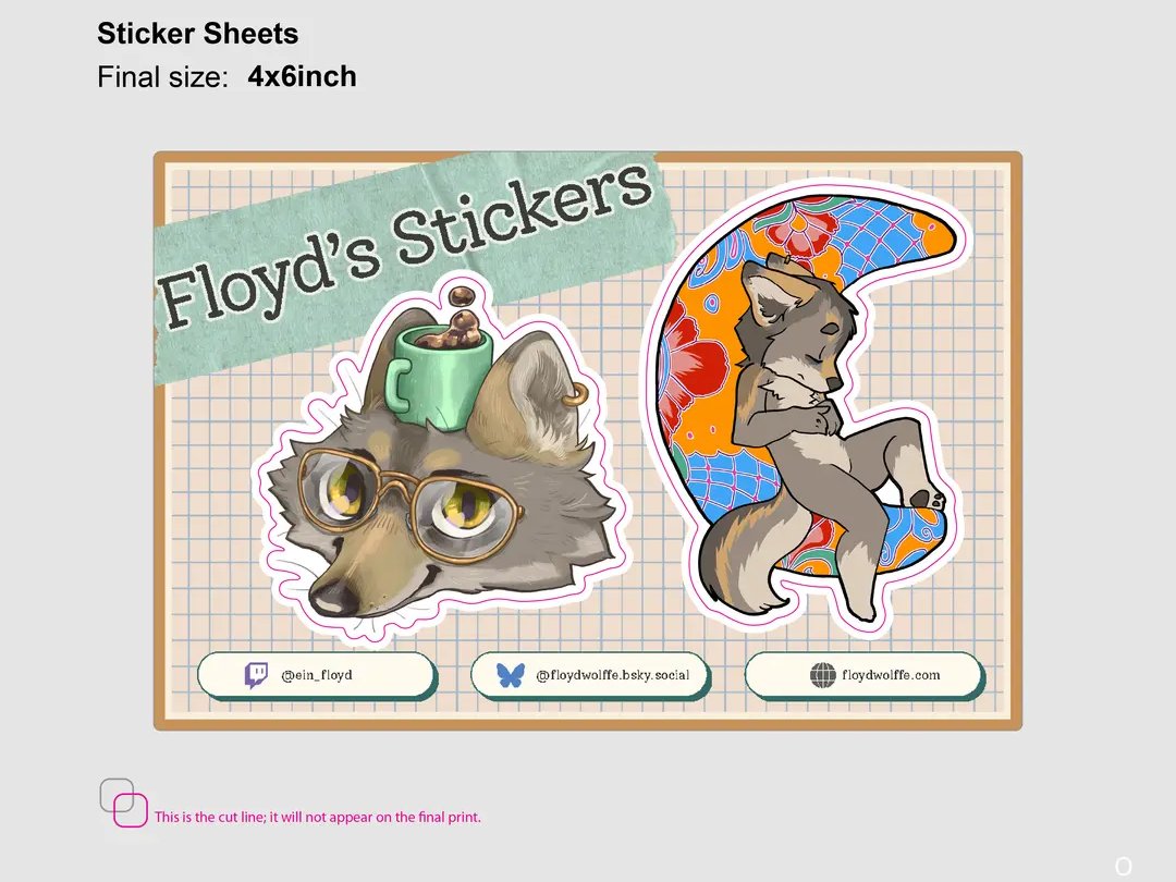 Floyd's Sticker Sheet product image (2)