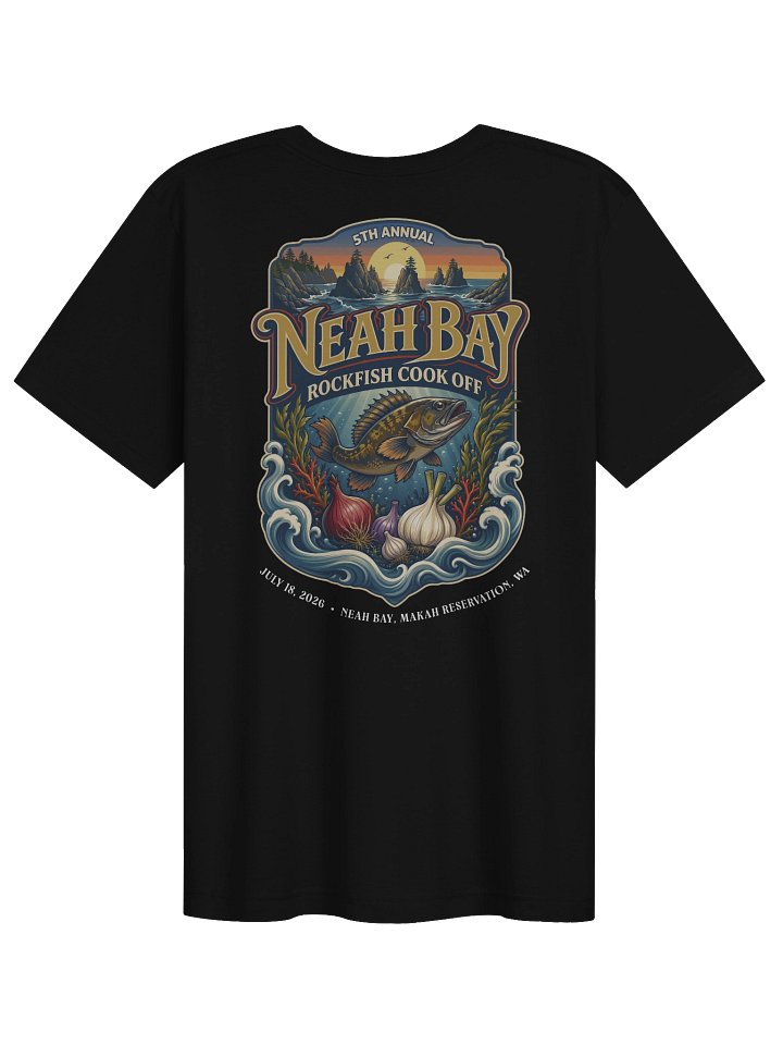 5th Annual Neah Bay Rockfish Cook Off - Dark Tee product image (1)