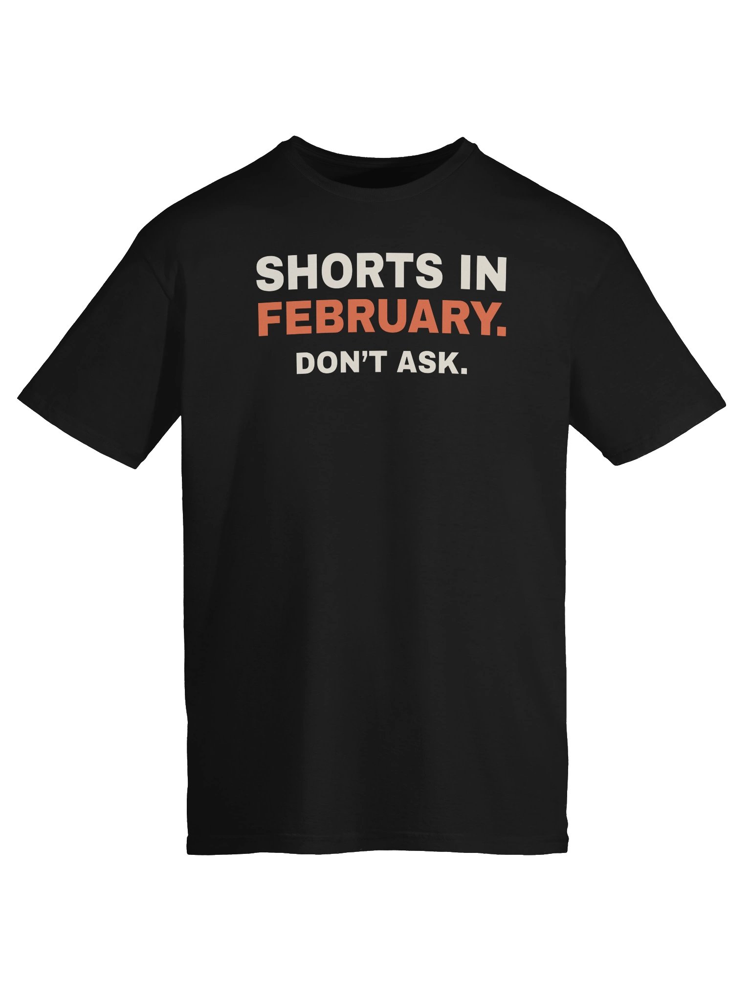 Shorts in February Tee product image (9)