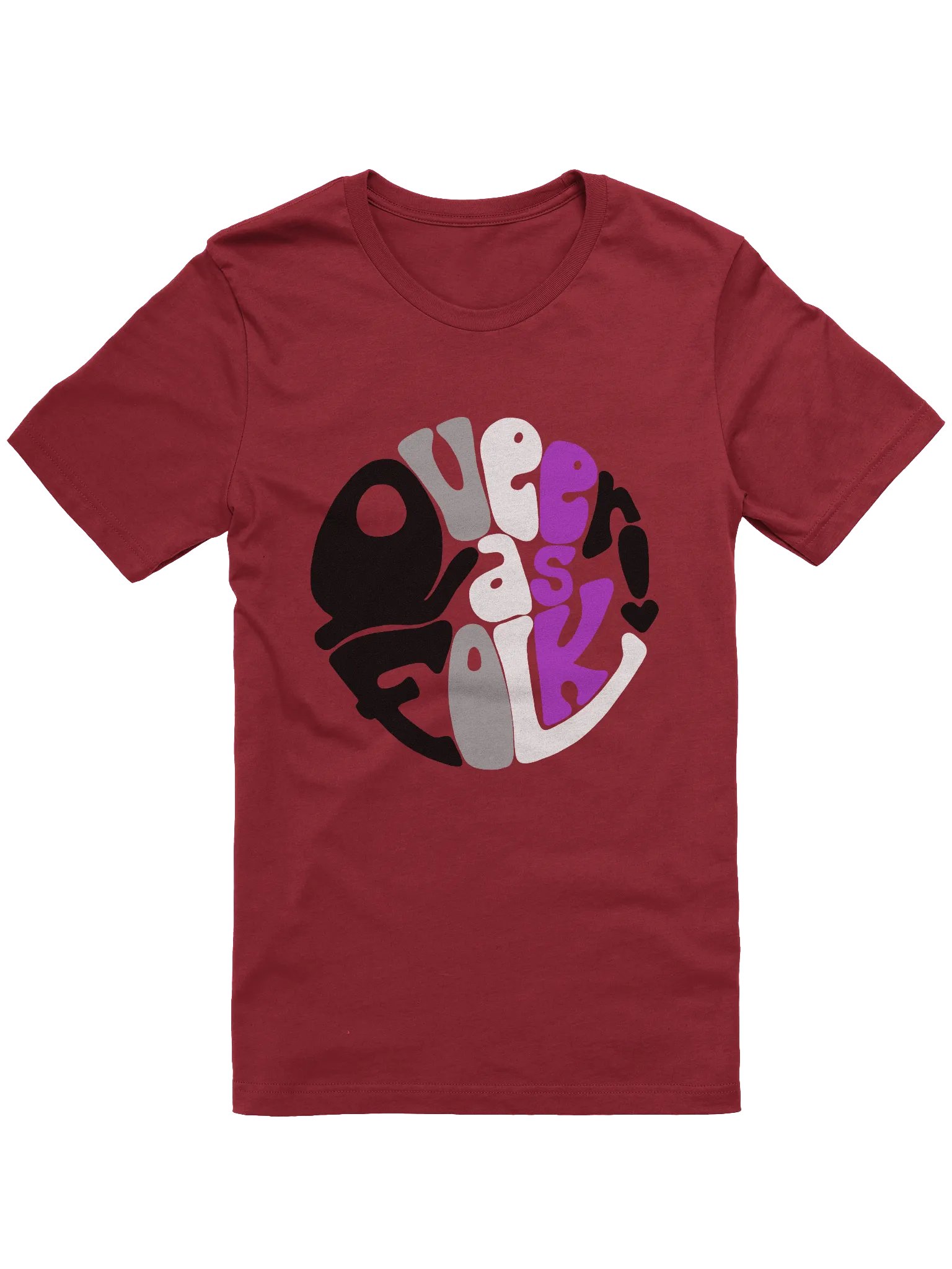 Asexual Queer as Folk big print tee product image (1)
