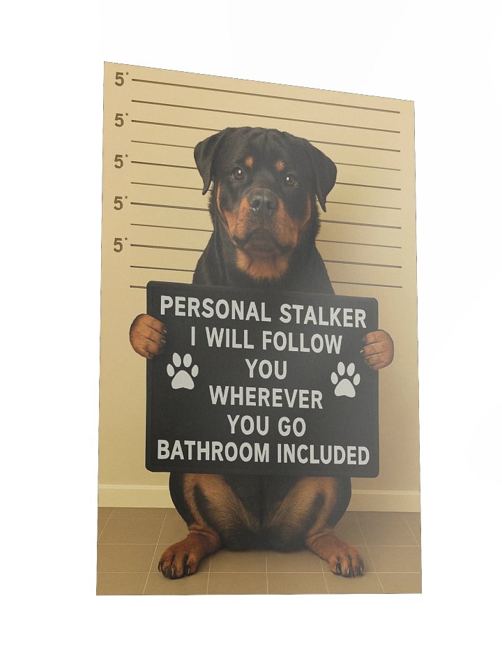Personal Stalker Rottweiler Poster product image (4)