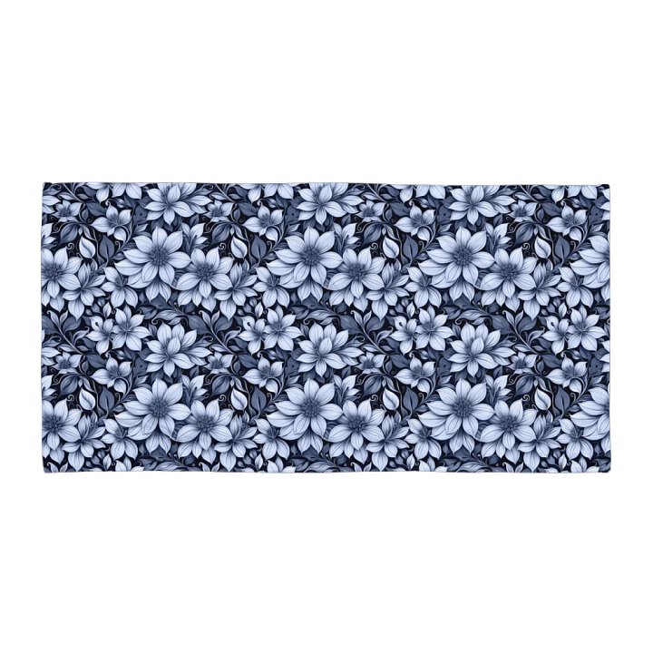 Indigo Flowers Towel product image (1)