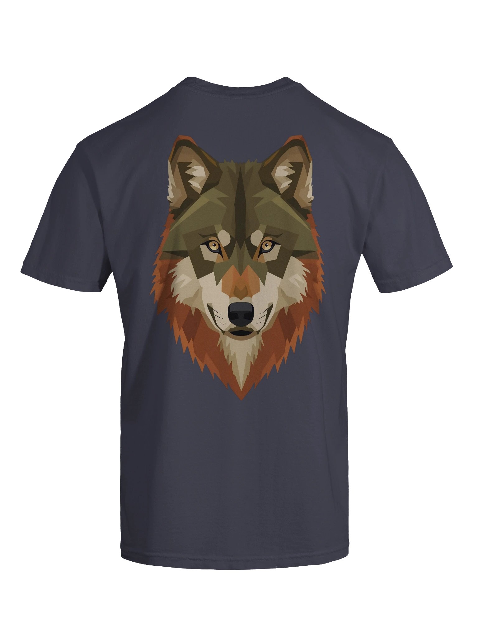 Geometric Wolf Head T-Shirt product image (75)