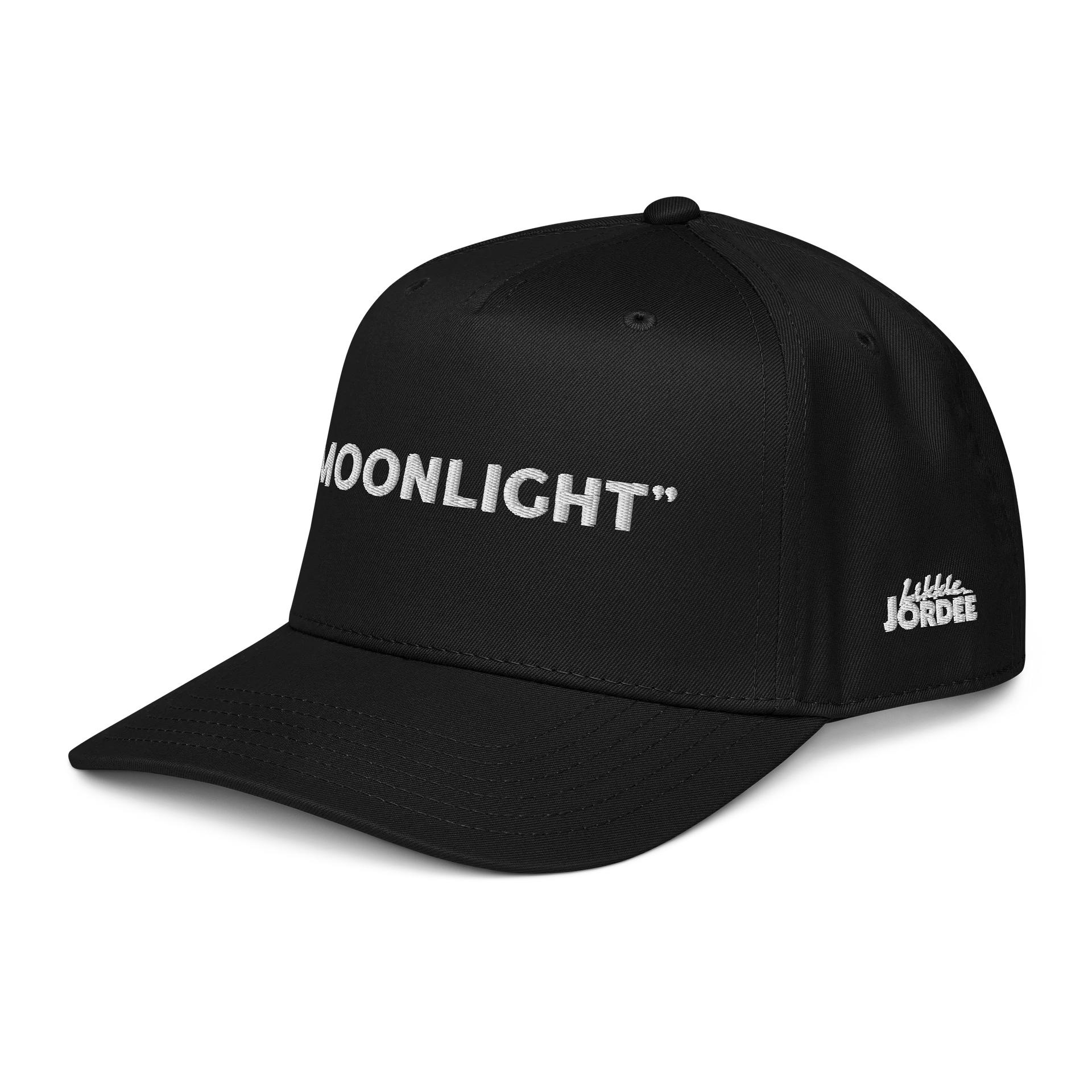 “Moonlight" Two Tone Baseball Cap in Black product image (3)