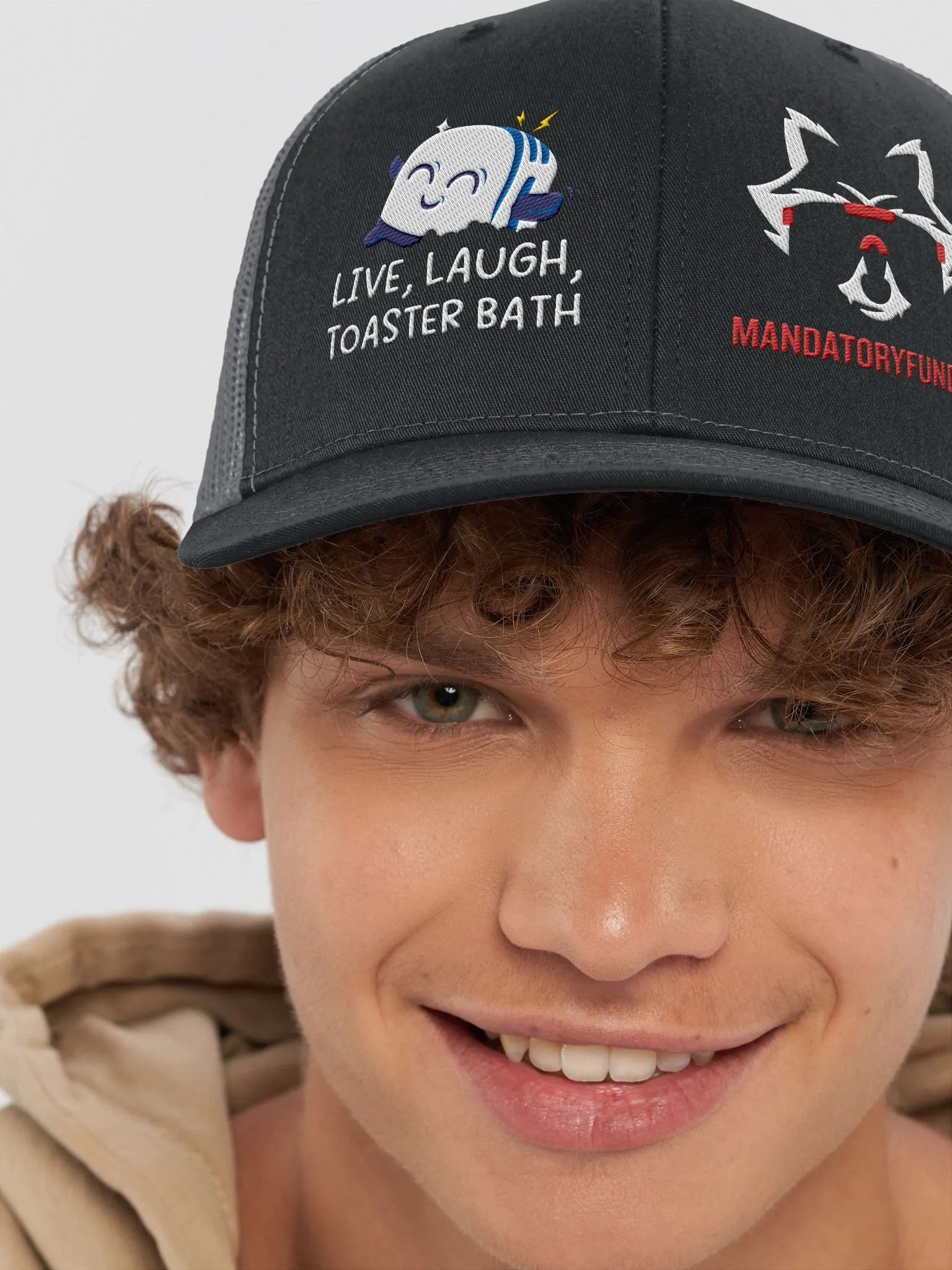 Live Laugh Toaster Bath Hat (Members Only) product image (8)