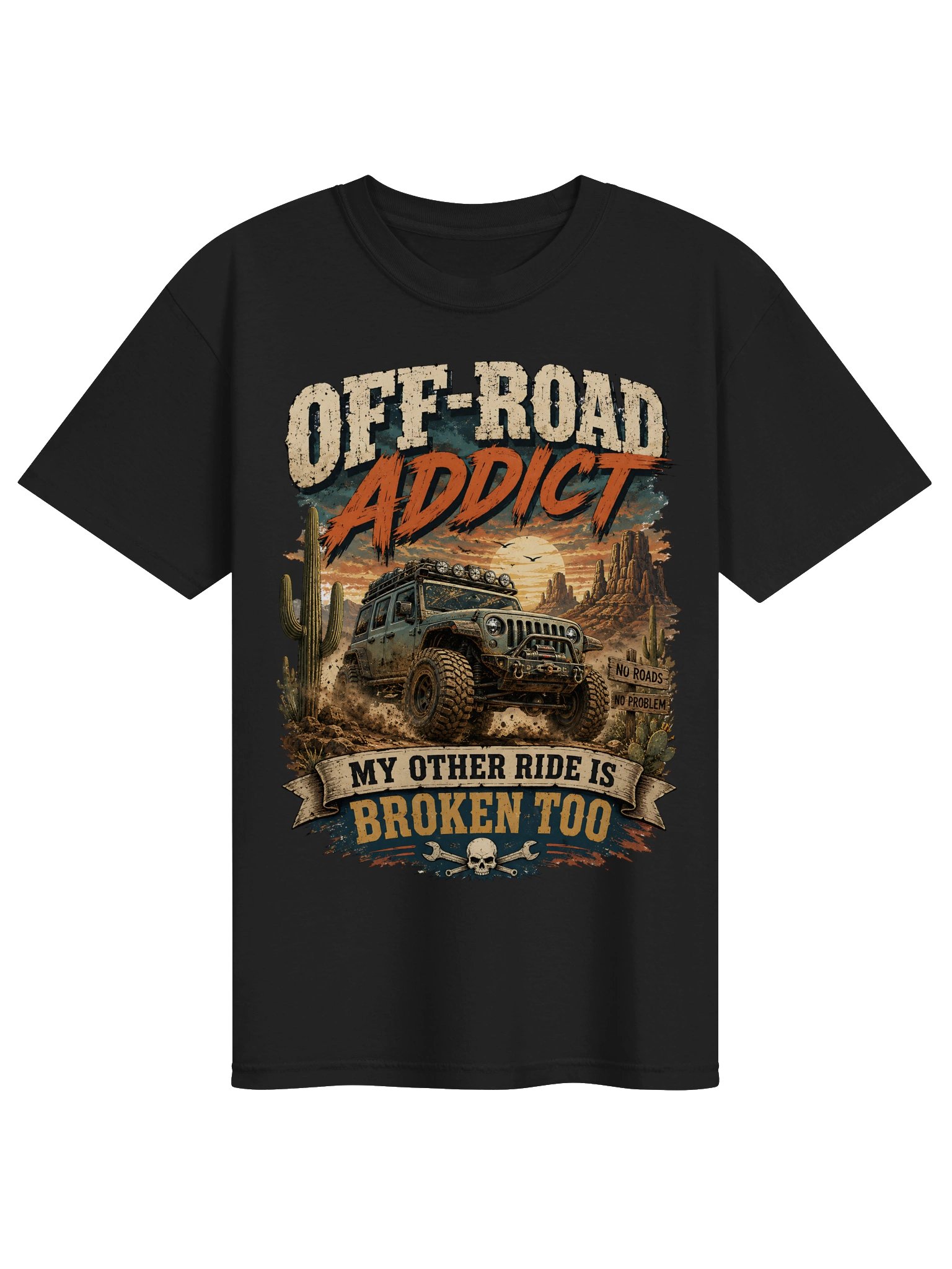 Off-Road Addict Desert Jeep Tee product image (6)