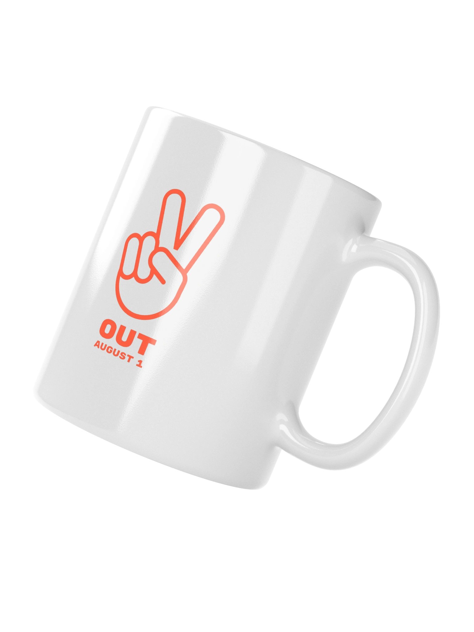Peace Out August 1 Mug (White) product image (12)