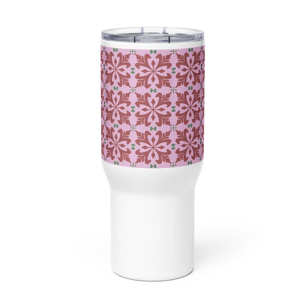 Pink Floral 25 oz Travel Mug product image (8)