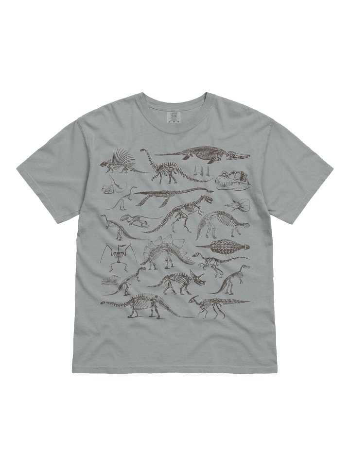 Dark Academia Dinosaur Skeleton Shirt – Vintage Fossil Bones Graphic Tee product image (1)