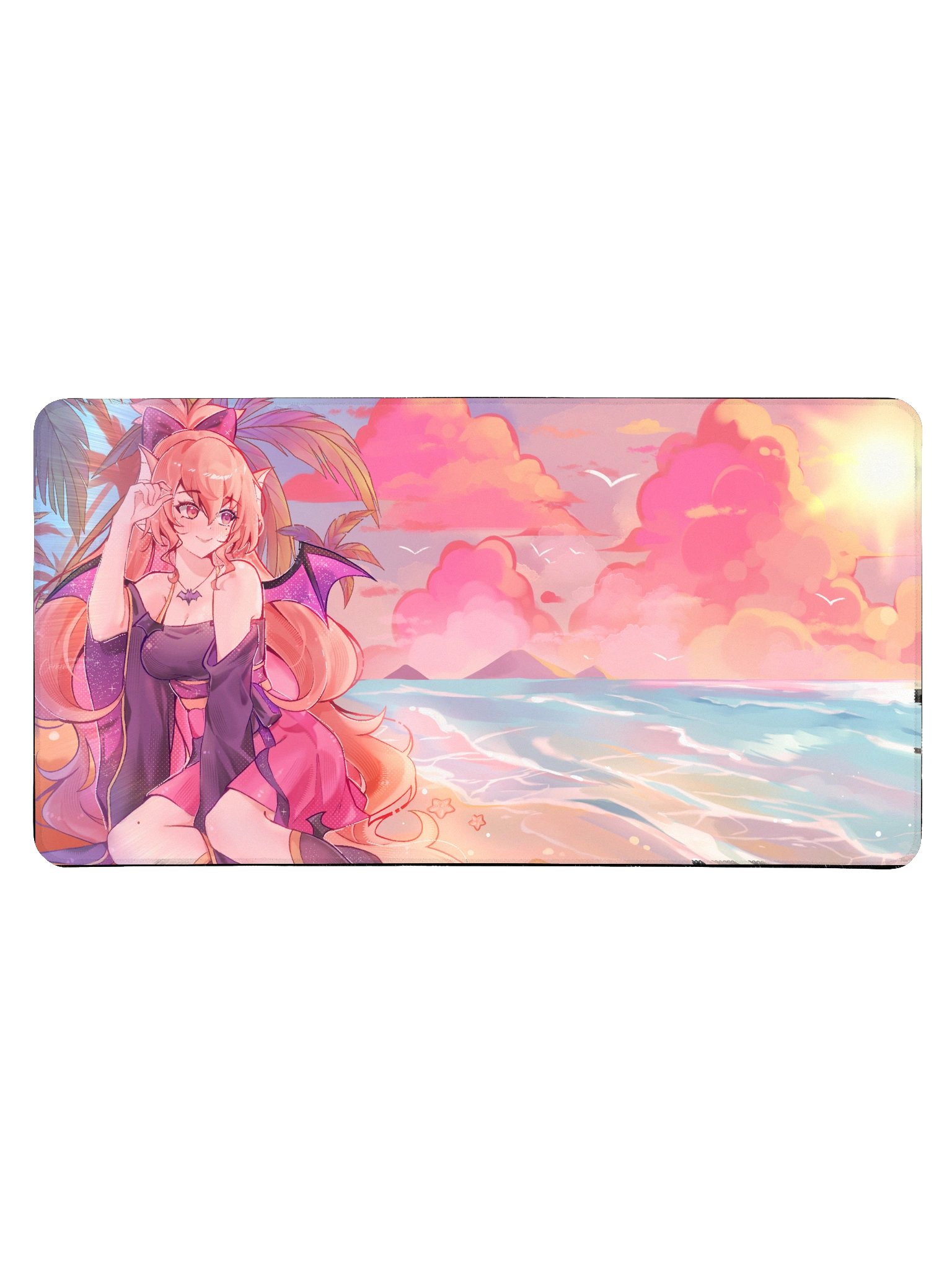 Sunset Bat Deskmat product image (1)