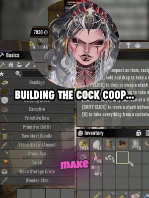 building the ultimate cock coop 🐓 #riotempress #gamingmoments #7daystodie #funnyclips #ClipGPT #streamladder