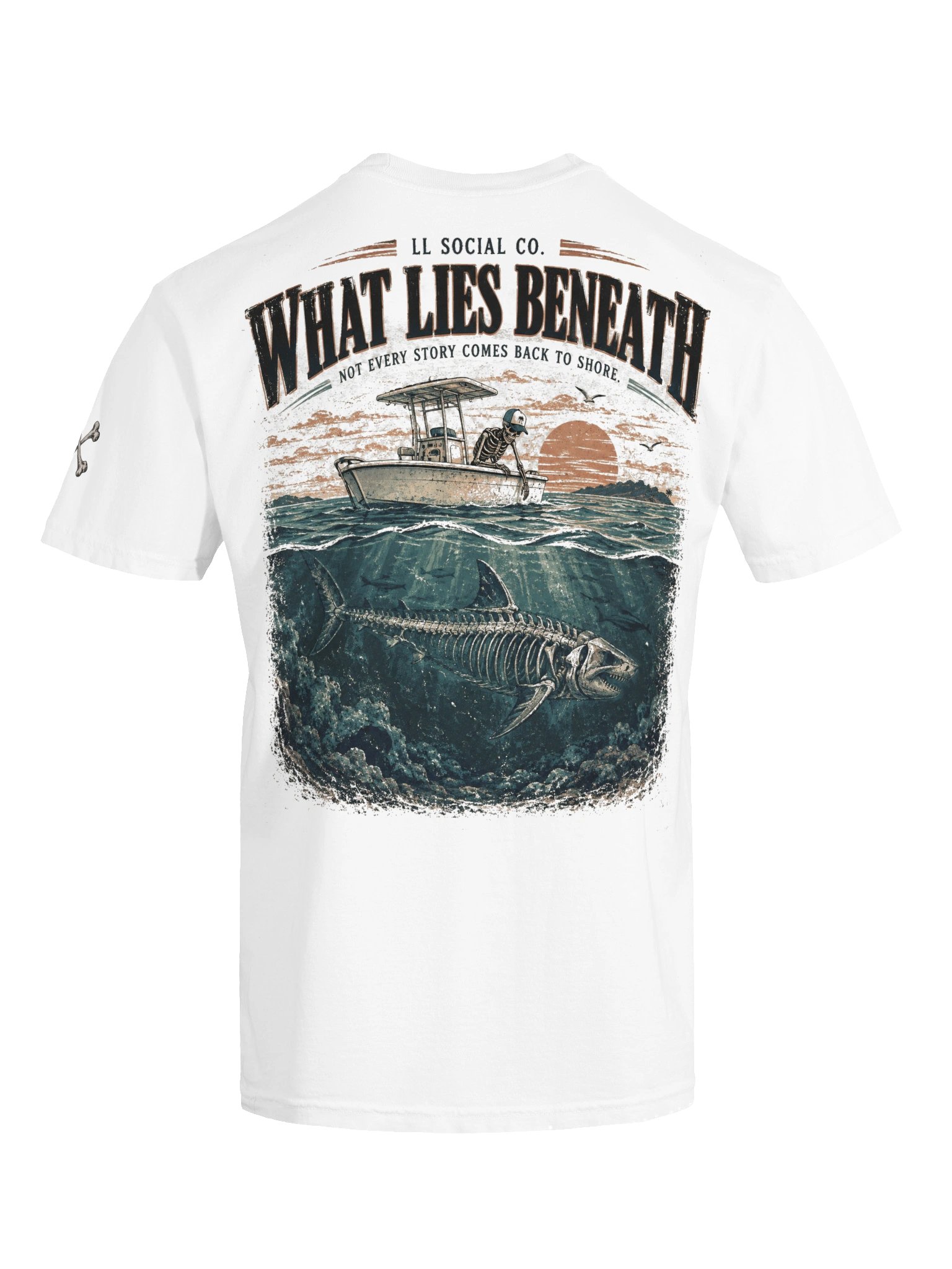 What Lies Beneath Comfort Colors Tee — Coastal Skellie Edit product image (7)