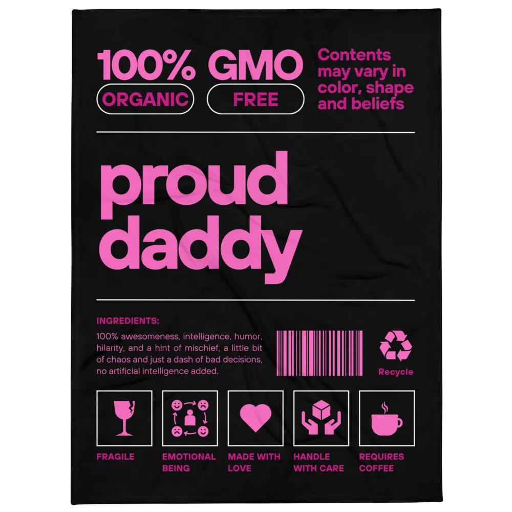 Proud Daddy Throw product image (1)
