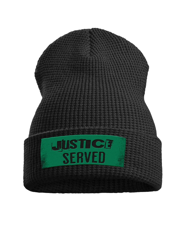 JSTV WAFFLE BEANIE WITH EMBROIDERY LOGO product image (1)