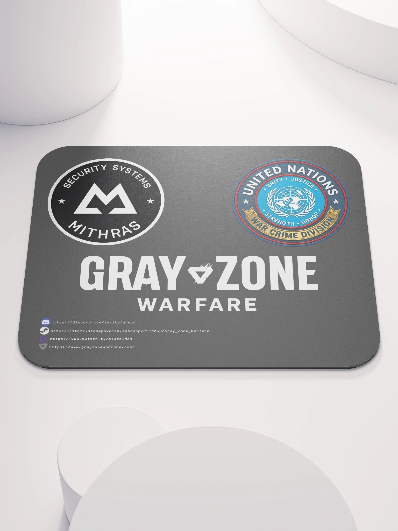 UNWCD/MSS Mouse Pad - Gray product image (1)
