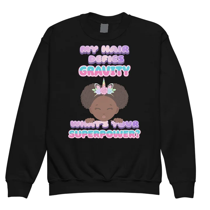 Defies Gravity Kid's Crewneck product image (1)