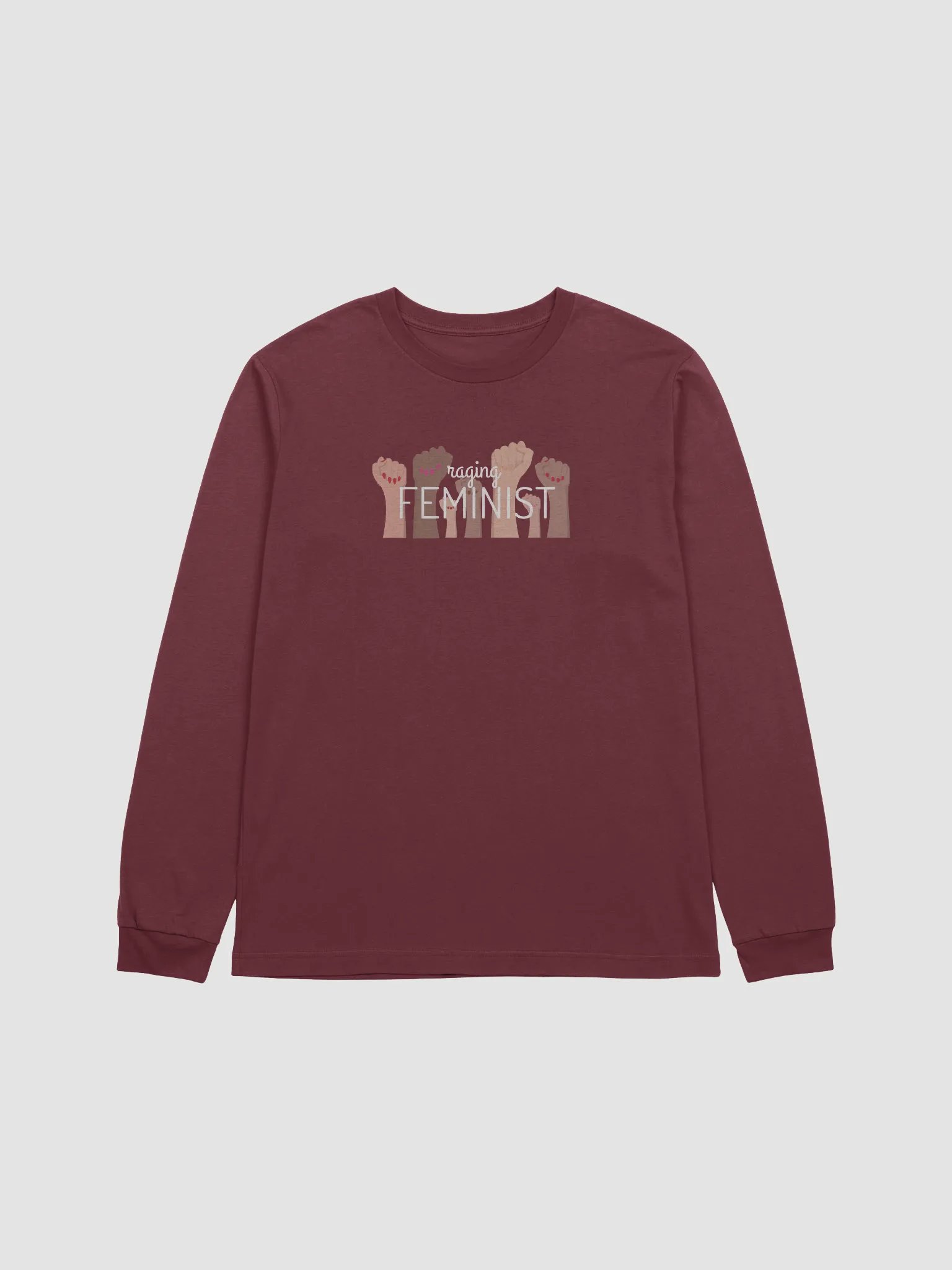 raging feminist (long sleeve tee) product image (11)