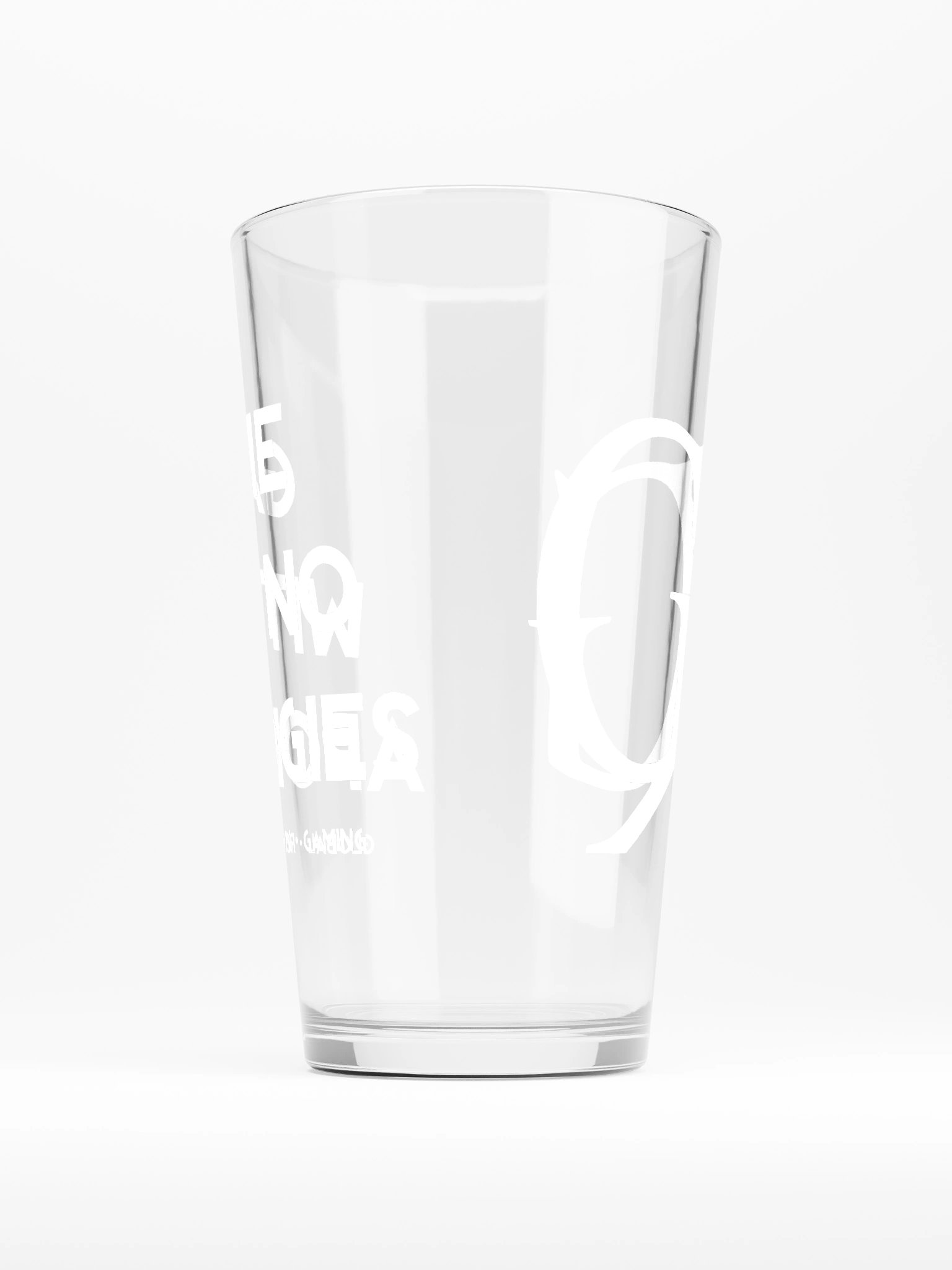 GRG Motto Pint Glass - White product image (1)