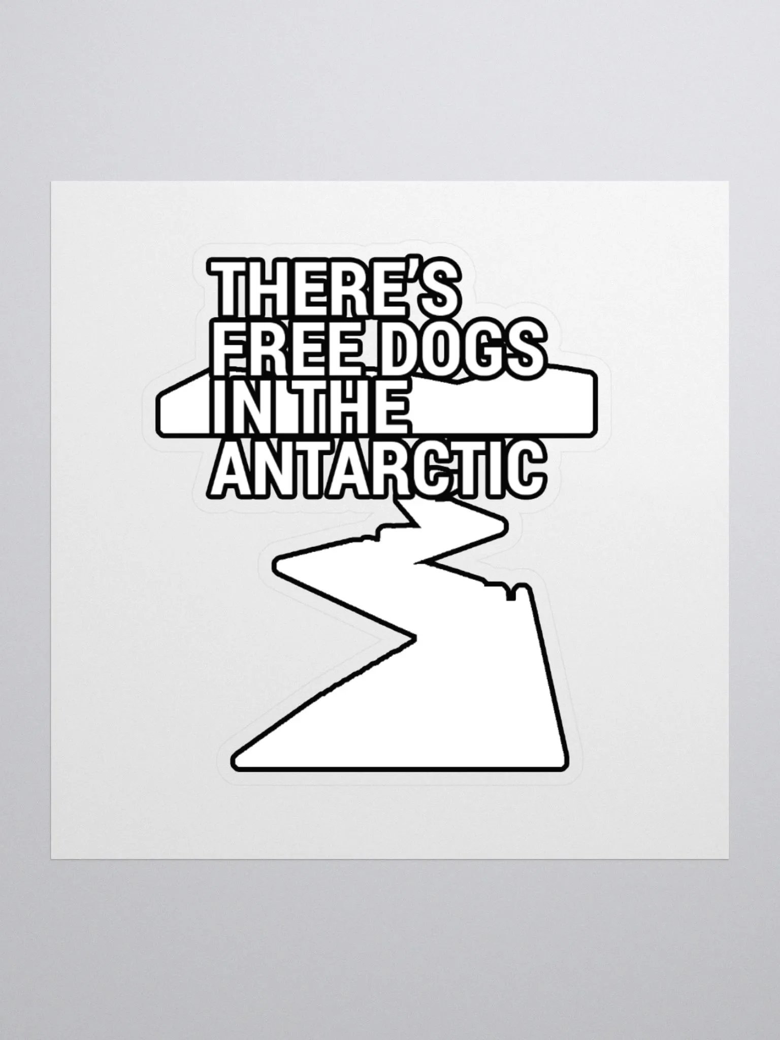 FREE DOGS STICKER product image (1)