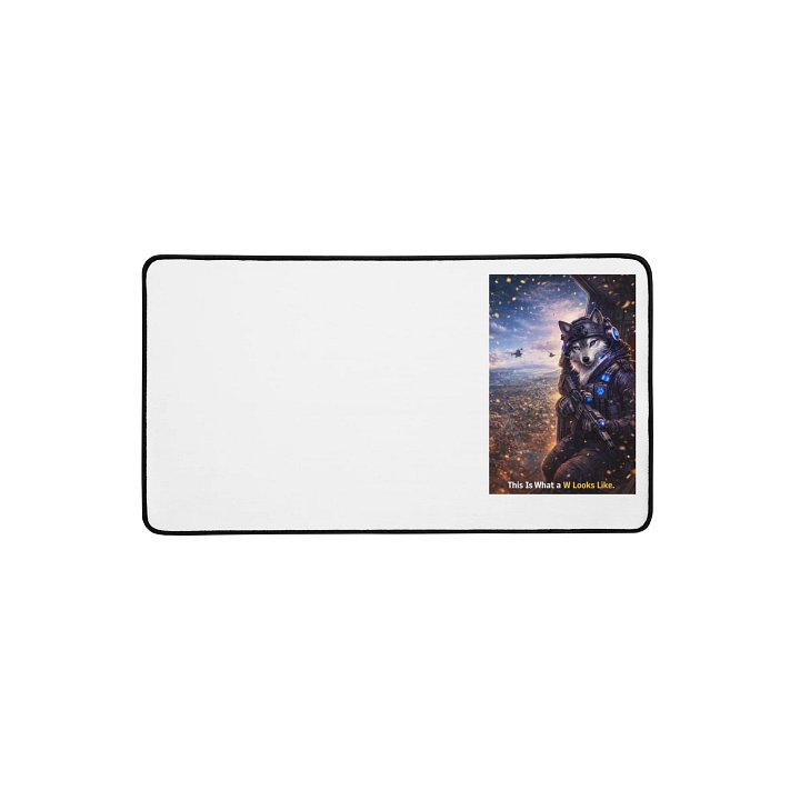 Tactical Wolf Desk Mat product image (2)
