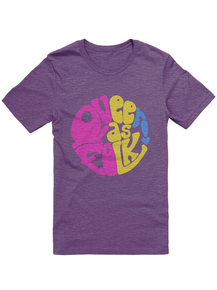 Pansexual Queer as Folk big print tee product image (1)