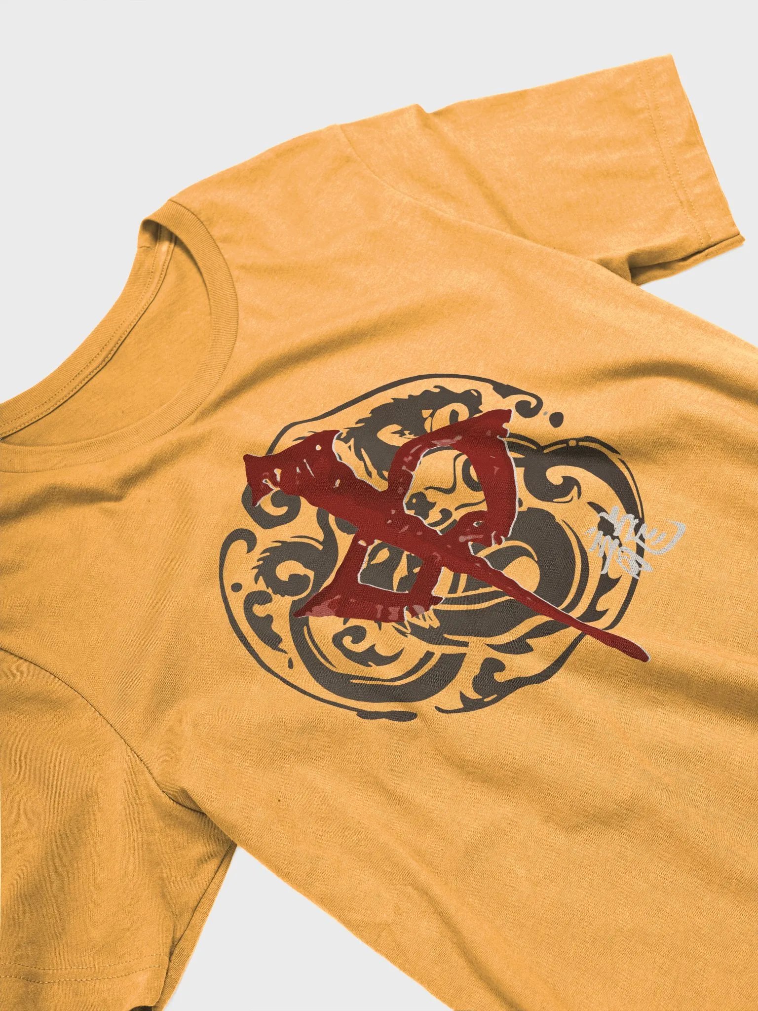 Red Dragon Mahjong Shirt, Board Gamer T-shirt, Gold product image (6)