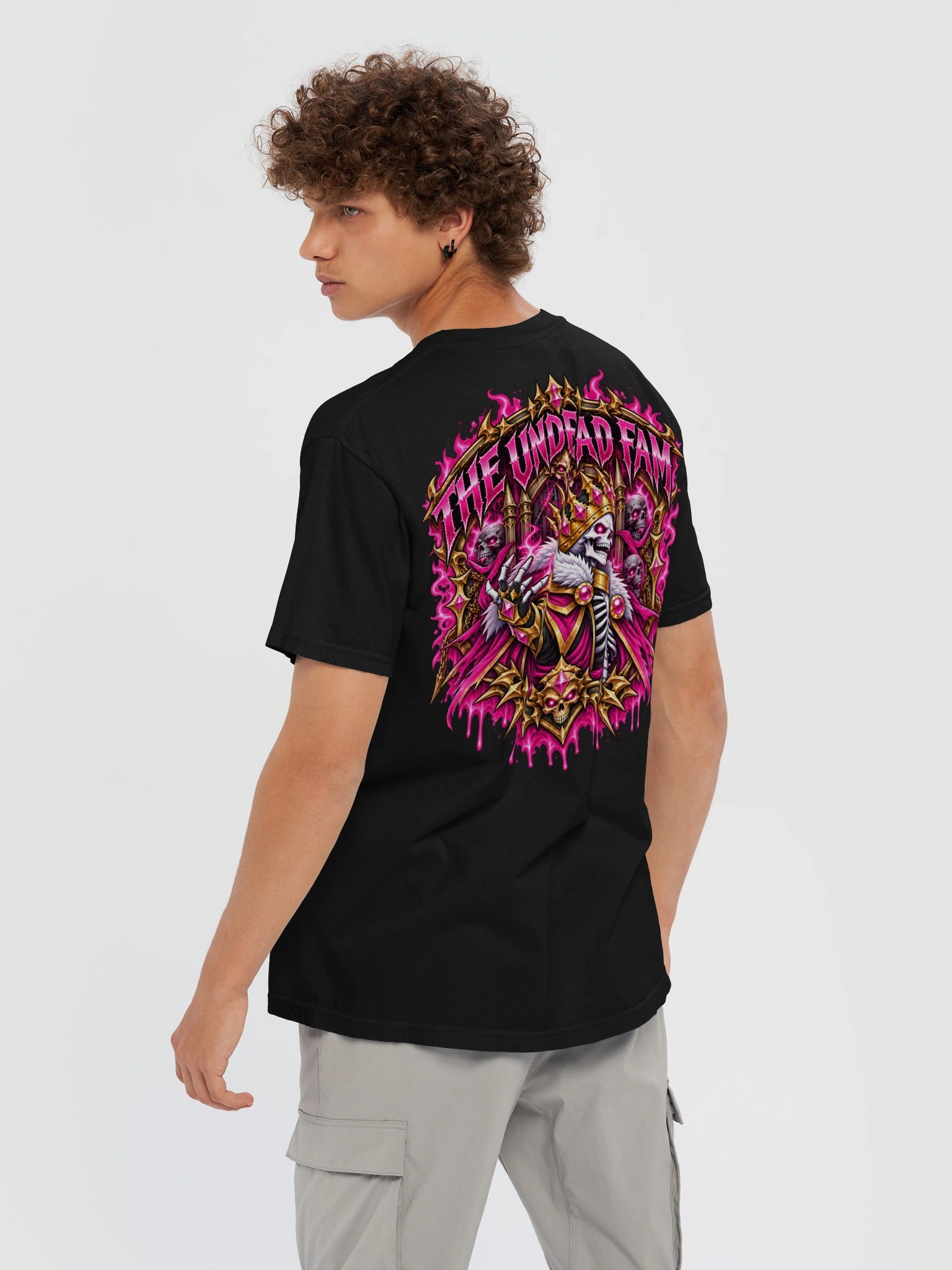 Undead and Unbothered Tee (Pink) product image (6)