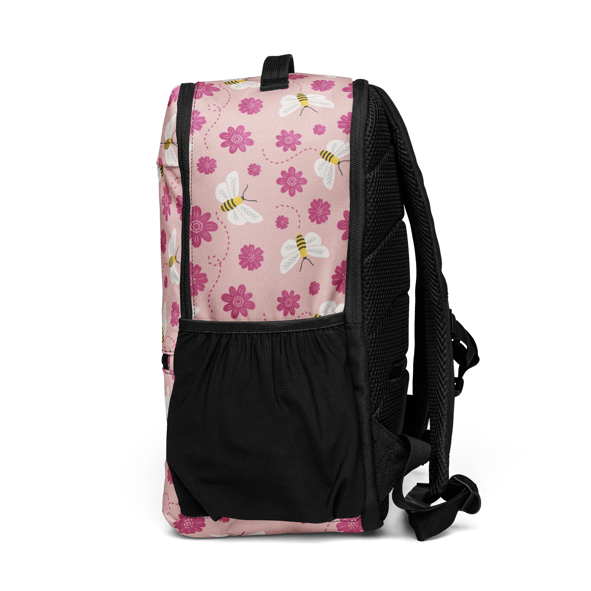 Little Pink Bees Utility Backpack product image (4)