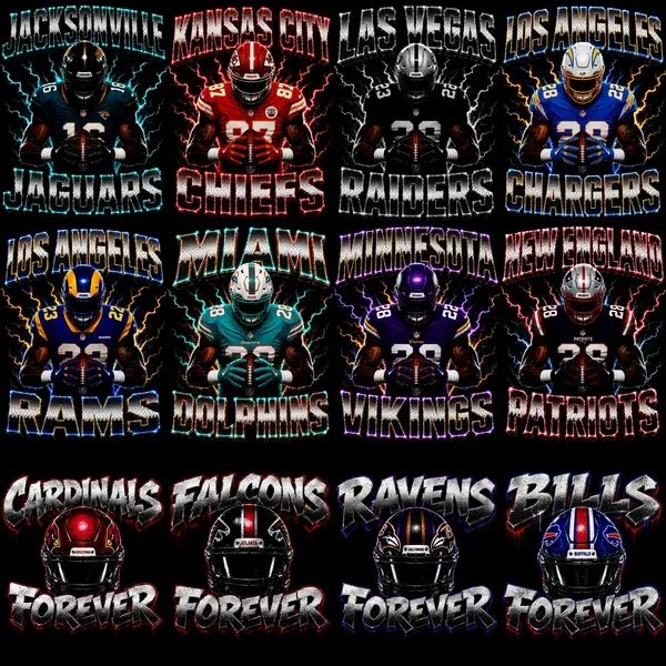 96 Pro Football Designs for Dark Shirts product image (2)