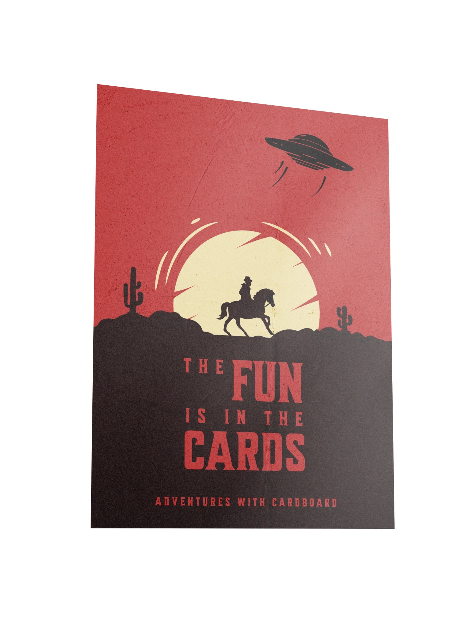 Cowboy UFO Movie Poster Board Game Room Poster - UNFRAMED product image (3)