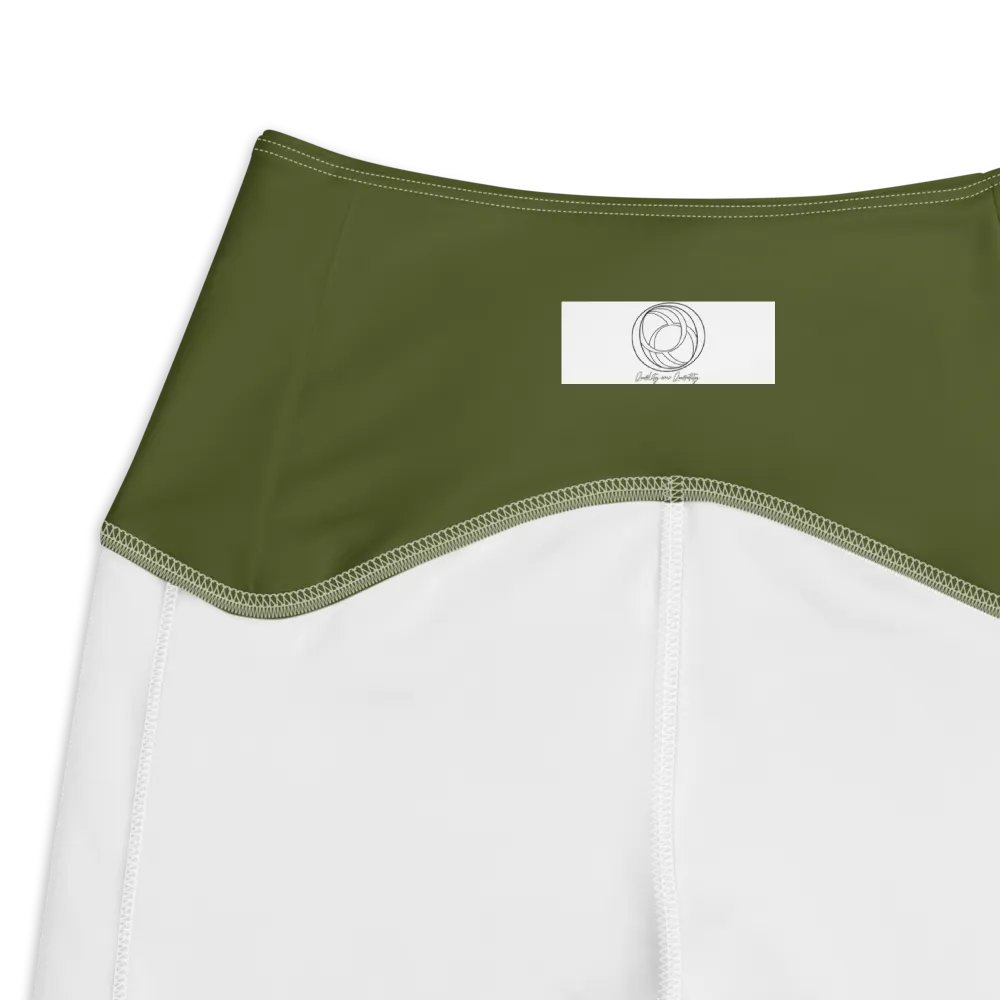 "Qu@lity He@rt" Leggings (Military Green) product image (5)