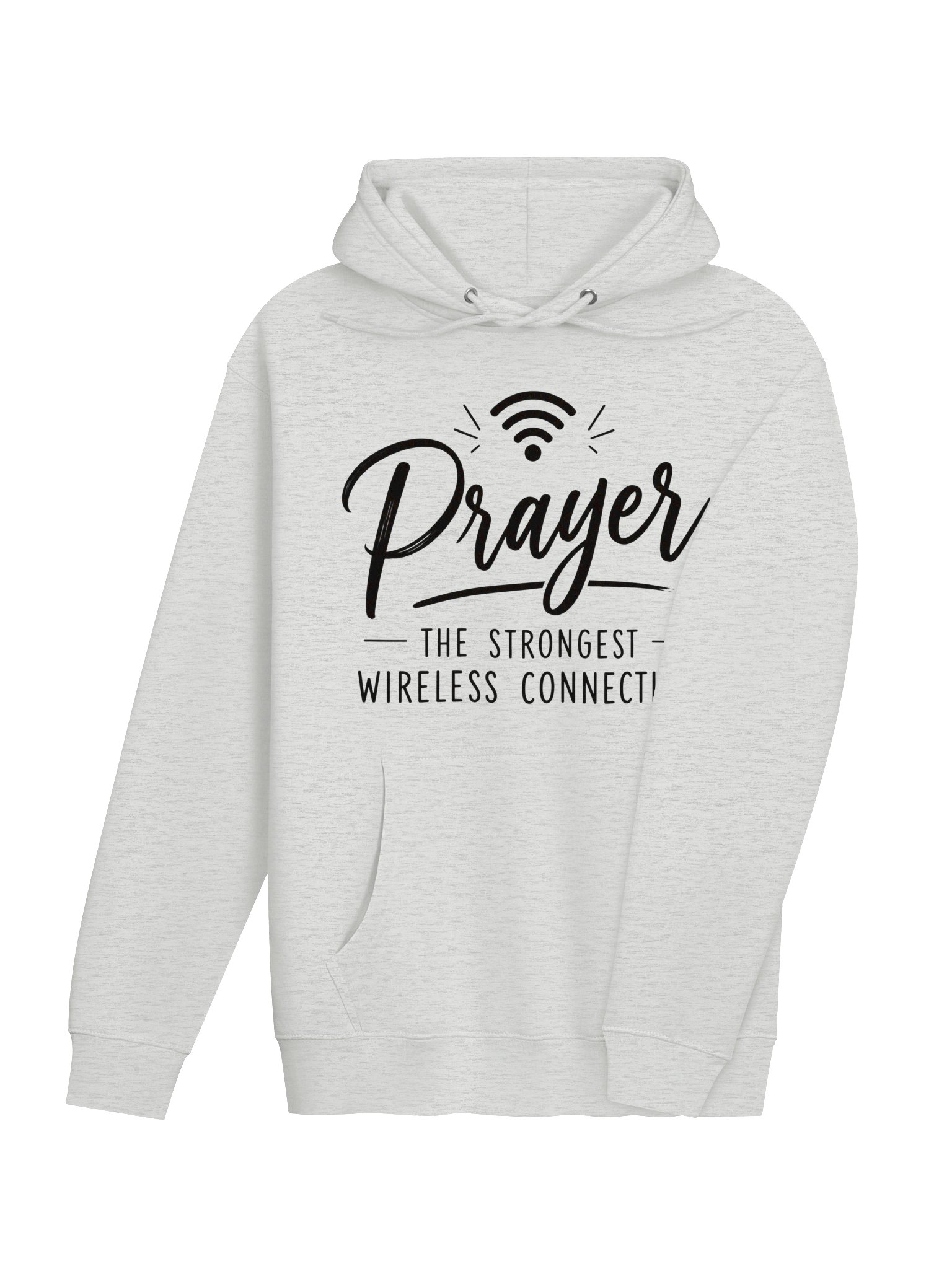 Prayer The Strongest Wireless Connection Hoodie | Christian Faith Hoodie | Inspirational Religious Apparel | Prayer Warrior Gift | Kingdom Life Co. product image (5)