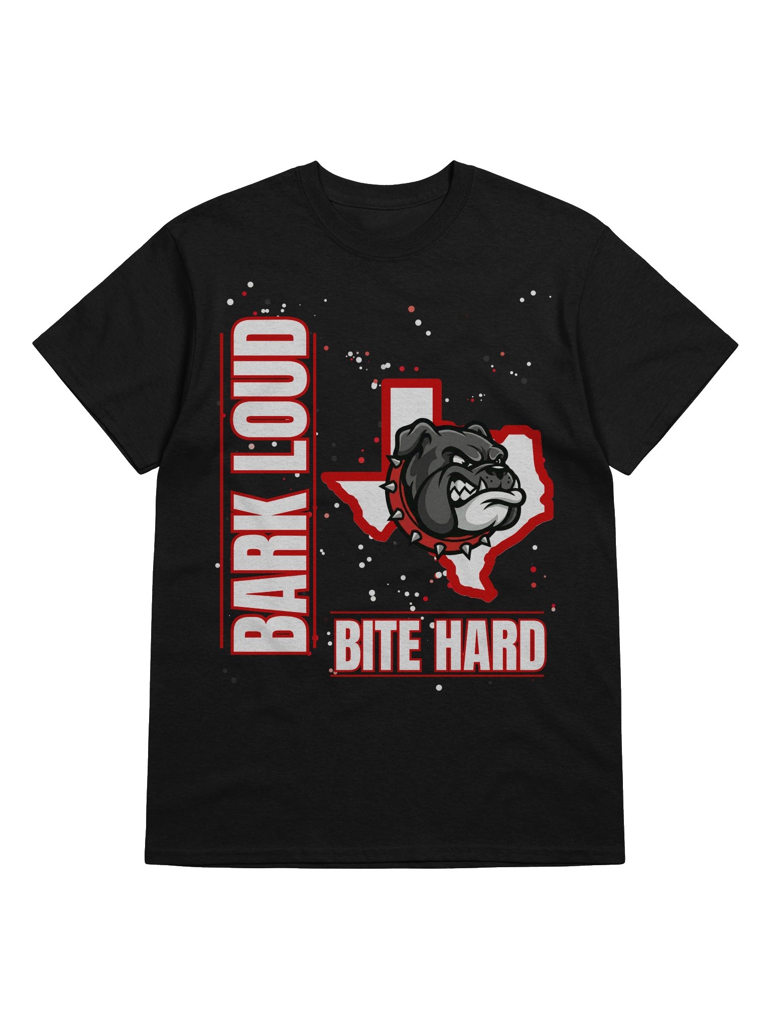 Bark Loud Spirit Tee - Red on White [READ DESCRIPTION FOR CUSTOMIZATION] product image (37)