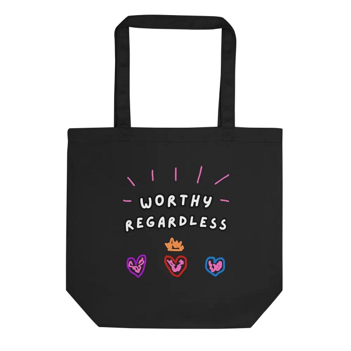 Worthy Regardless Tote Bag product image (2)