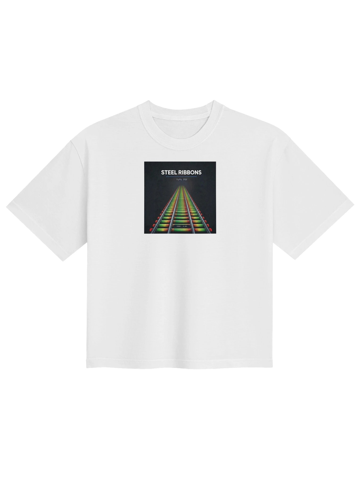 PaPa PBR Steel Ribbons Women's Boxy Tee product image (1)