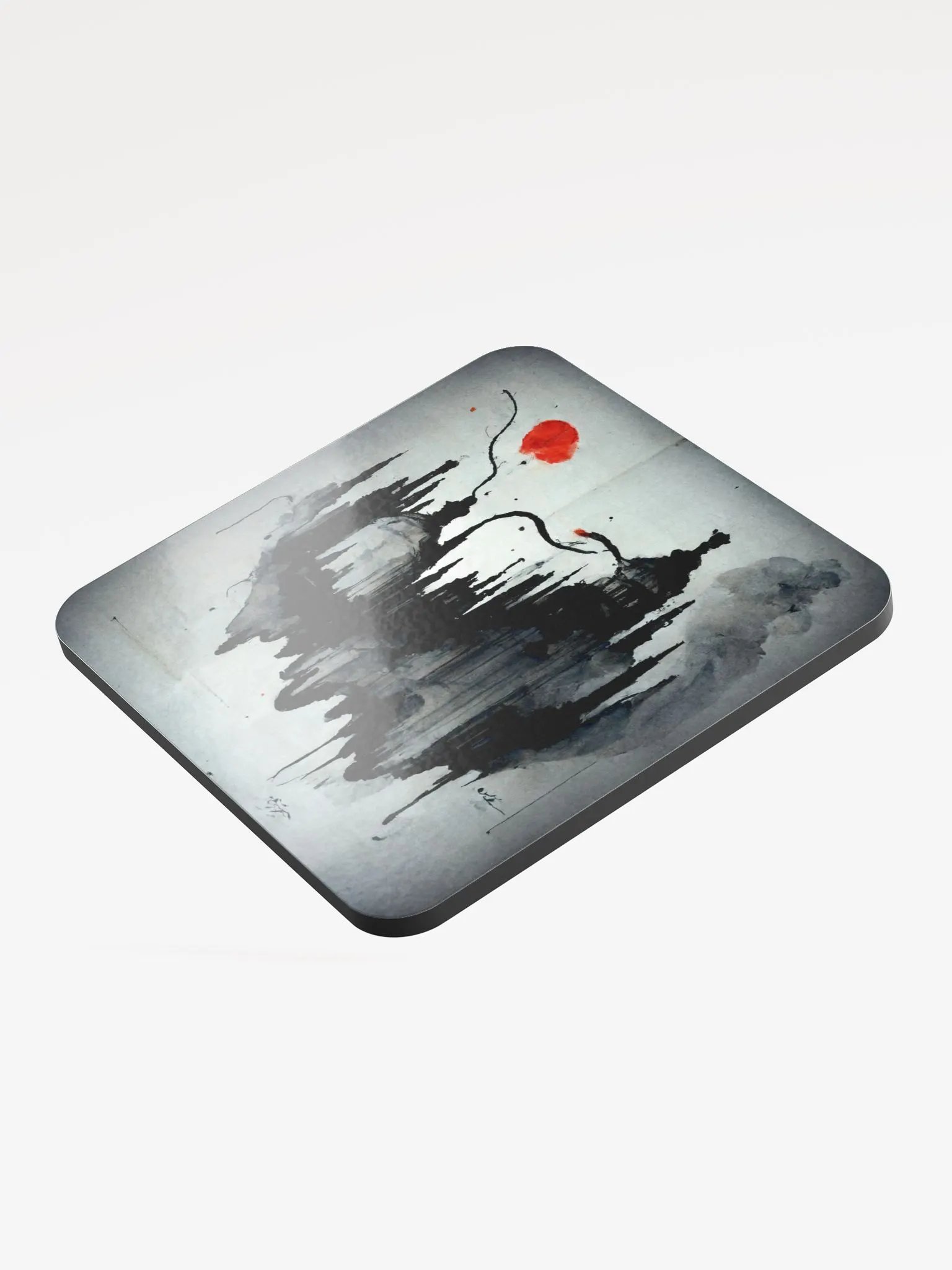 Gothic Cityscape Cork Coaster product image (3)