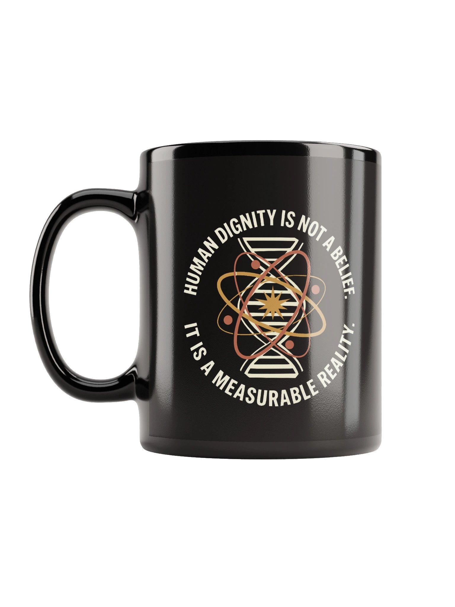 Human Dignity Black Mug product image (12)