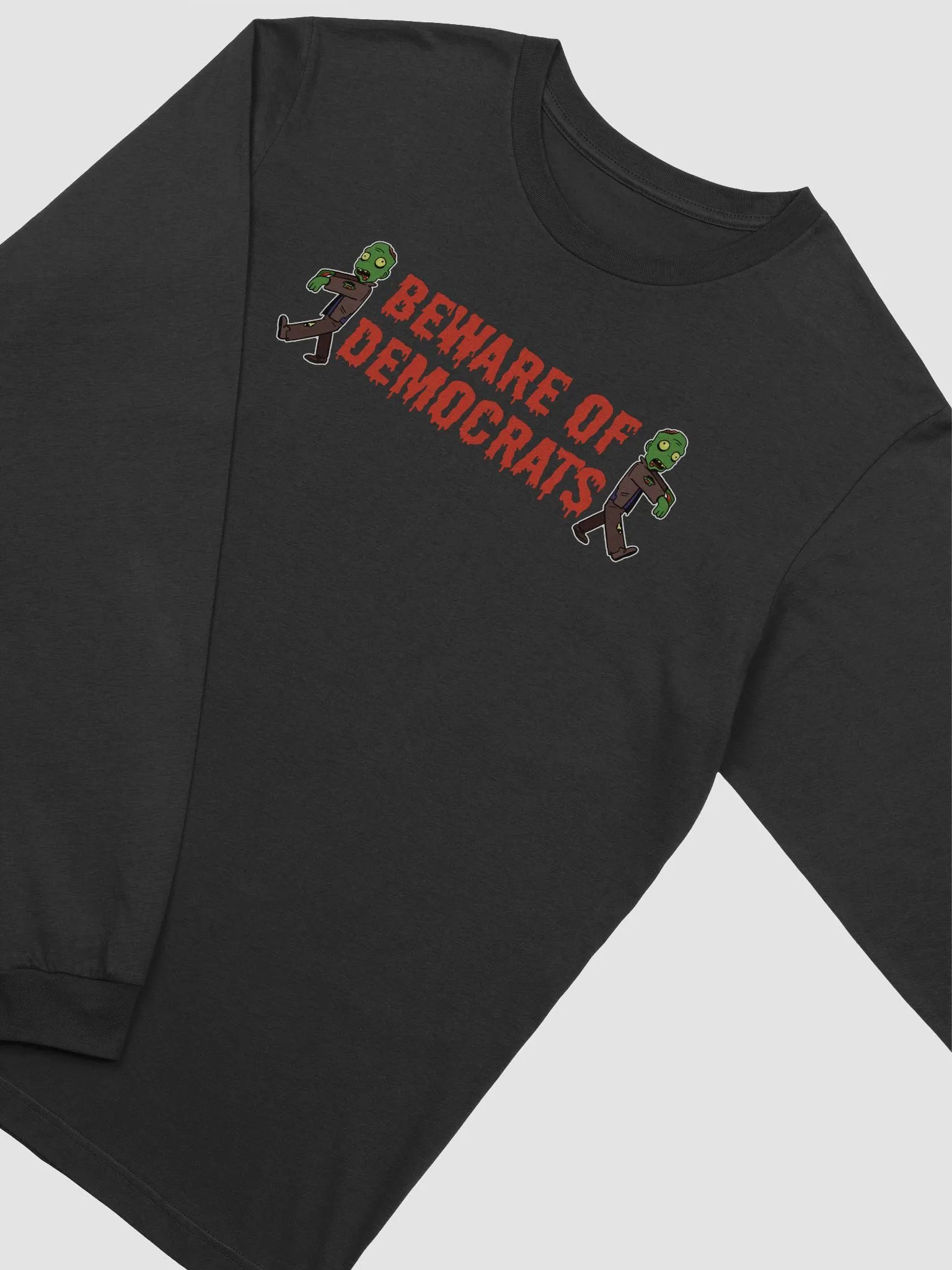Beware of Democrats - Long Sleeve Tee product image (2)